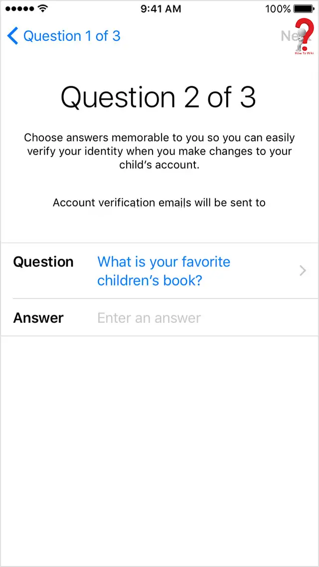 Apple ID For Child