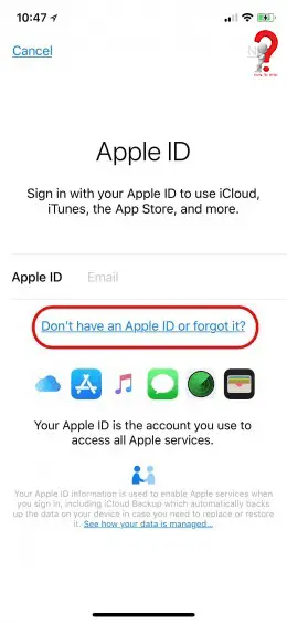 create a apple id free