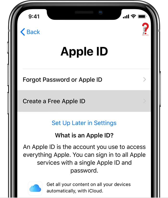 How To Create Apple ID - Tutorial 2 Create Apple Id On iPhone