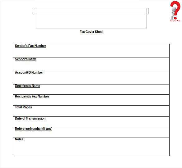 How To Write Personal Fax Cover Sheet - Complete Guide 5