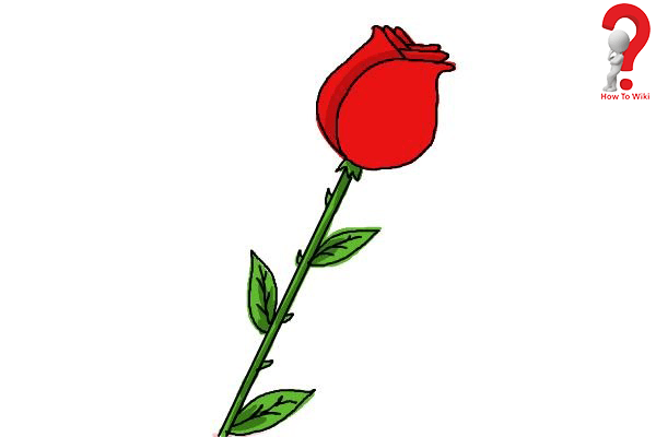 Draw A Rose Flower Easy