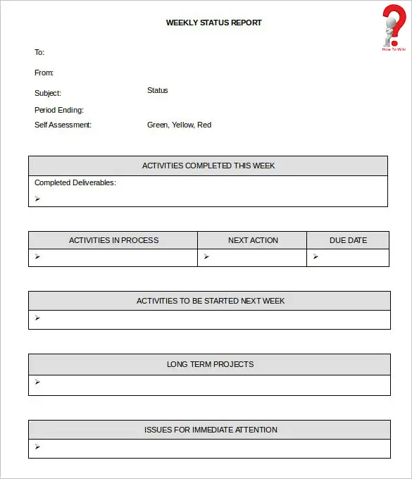 Weekly Report Template