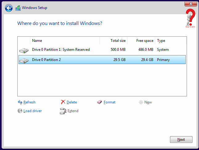 format windows partition