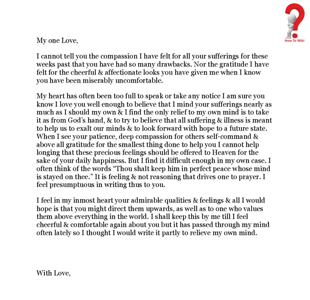 essay on love letter
