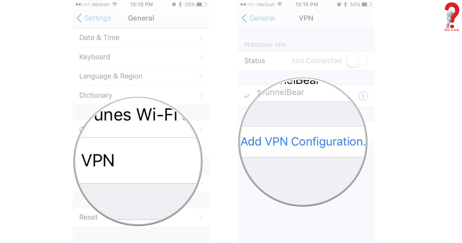 how does vpn work on iphone