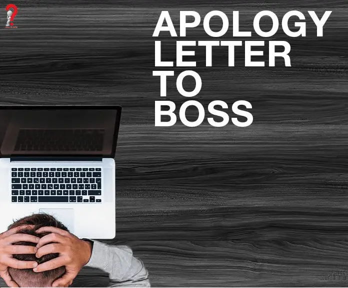 Apology Letter To Boss