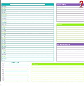 How To Use Printable Daily Planner Template [Pdf, Excel, Word] | HowToWiki