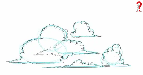 how to draw cirrus clouds
