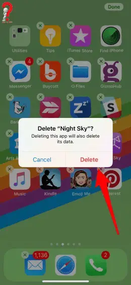 how to delete apps in iphone