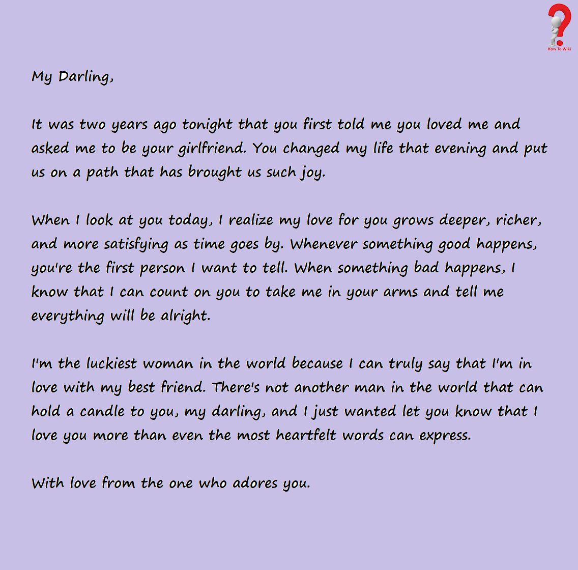 A my writing to love boyfriend letter Love Letter