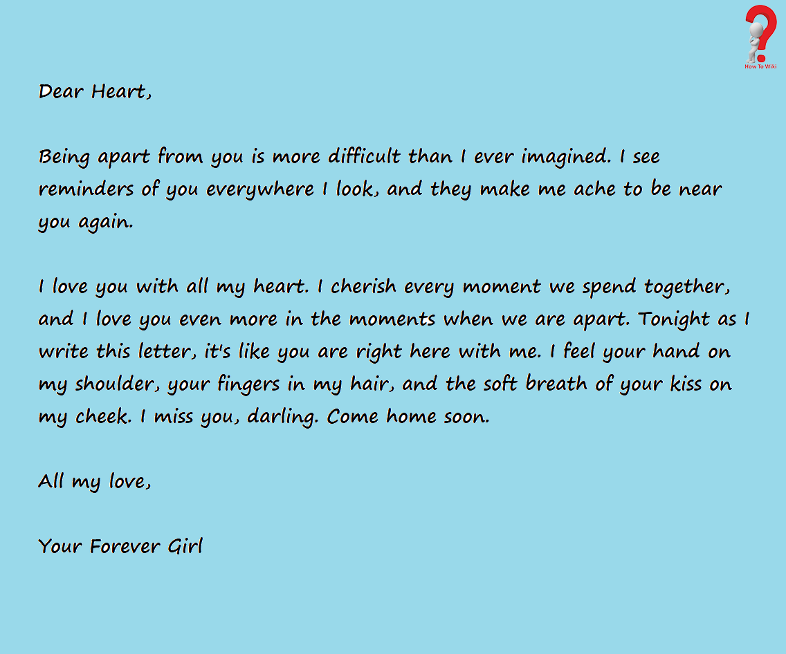 Short Love Letter For Boyfriend