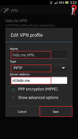 Setup VPN On Android