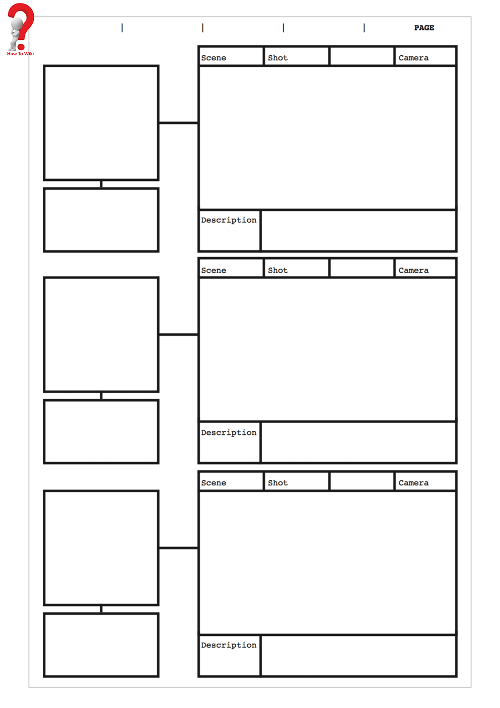 How To Make Storyboard Template In PDF Word HowToWiki