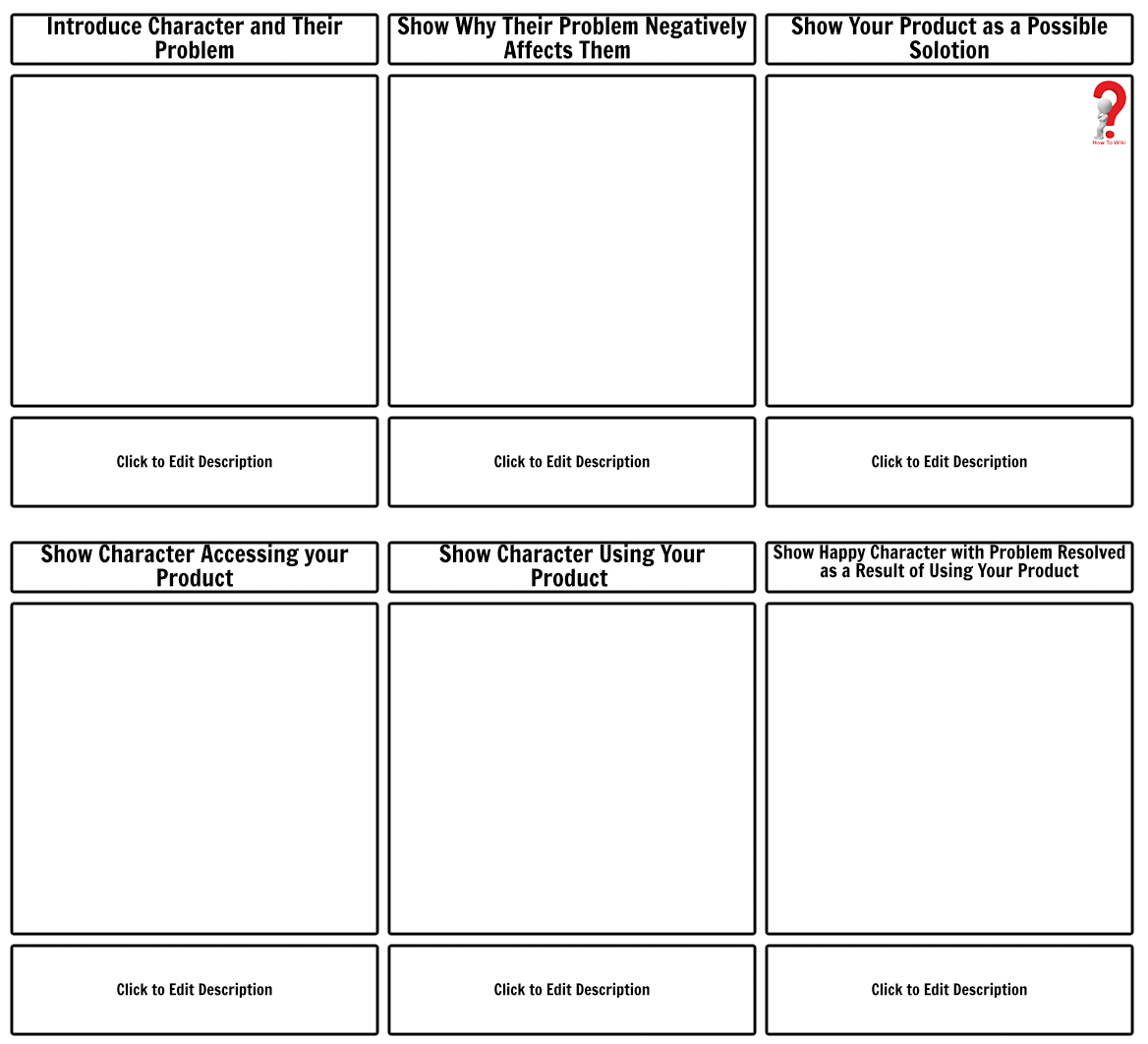 Professional Film storyboard template