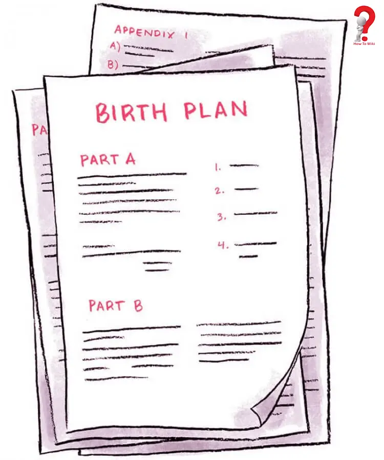 How To Write A Free Birth Plan Template