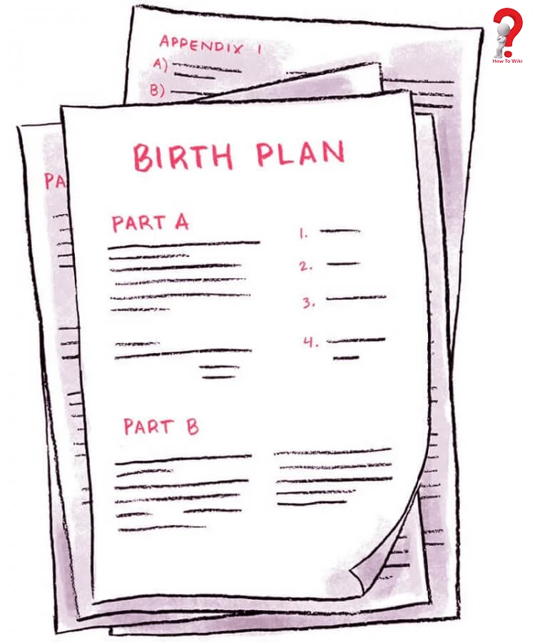 How To Write A Free Birth Plan Template