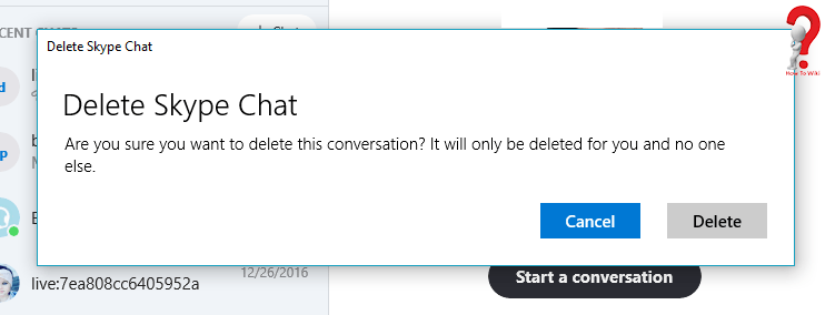 How To Delete Skype Messages