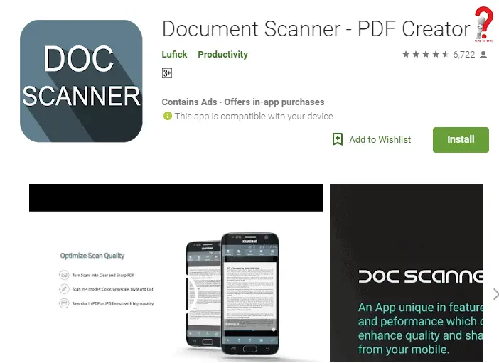 Document PDF in mobile
