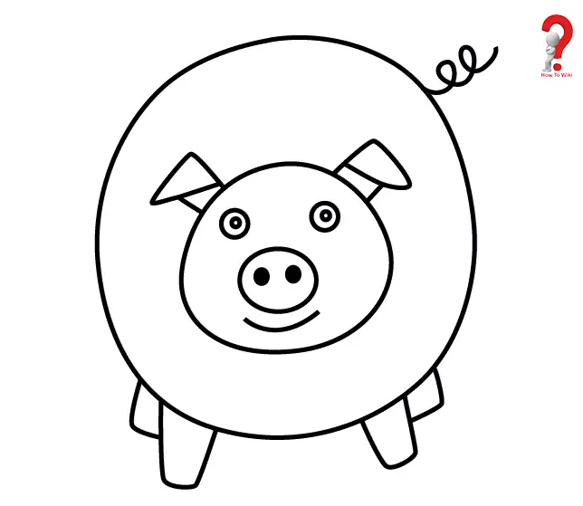 Draw A Pig for Kids