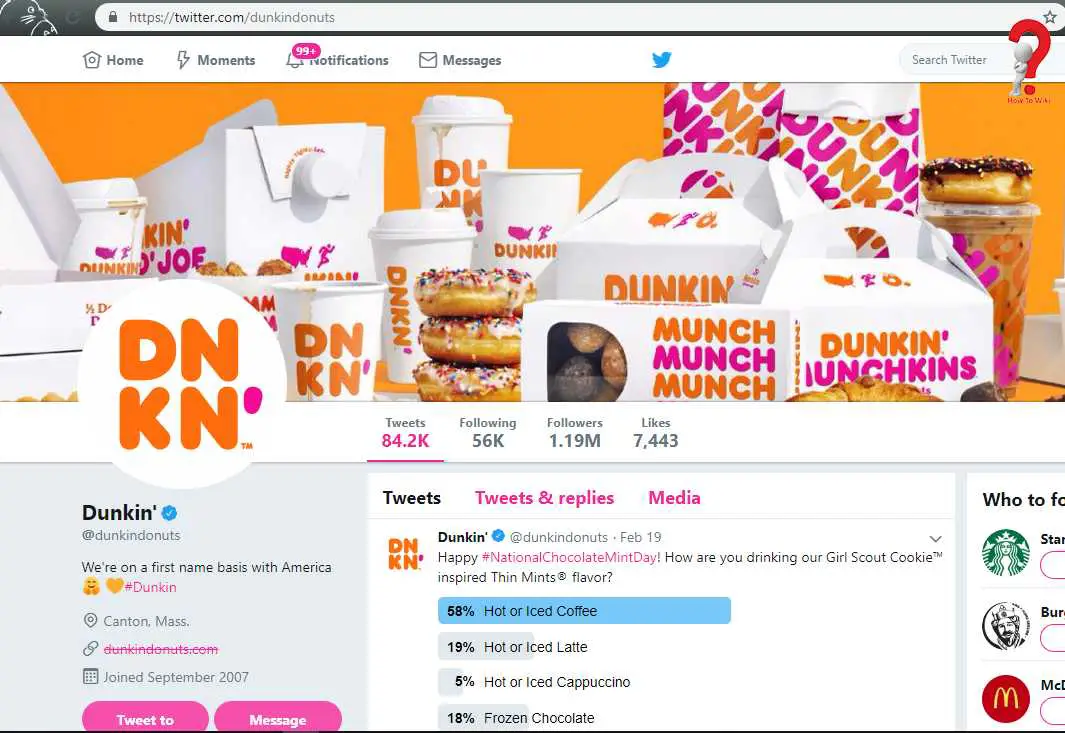 Dunkin Donuts Support