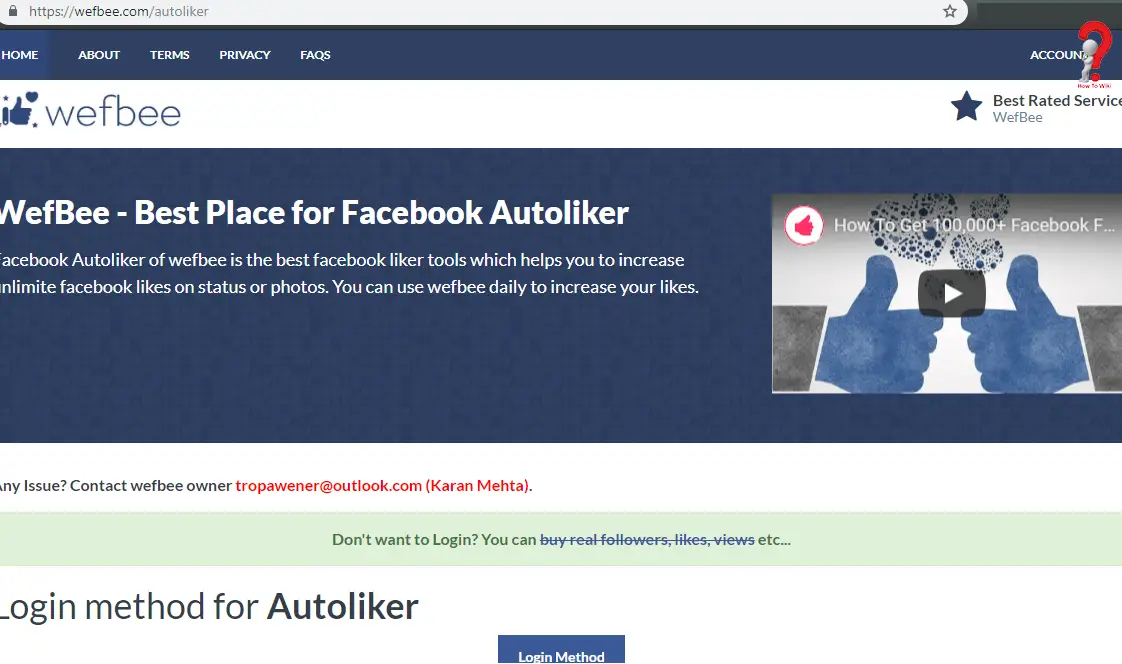 Facebook Auto liker free