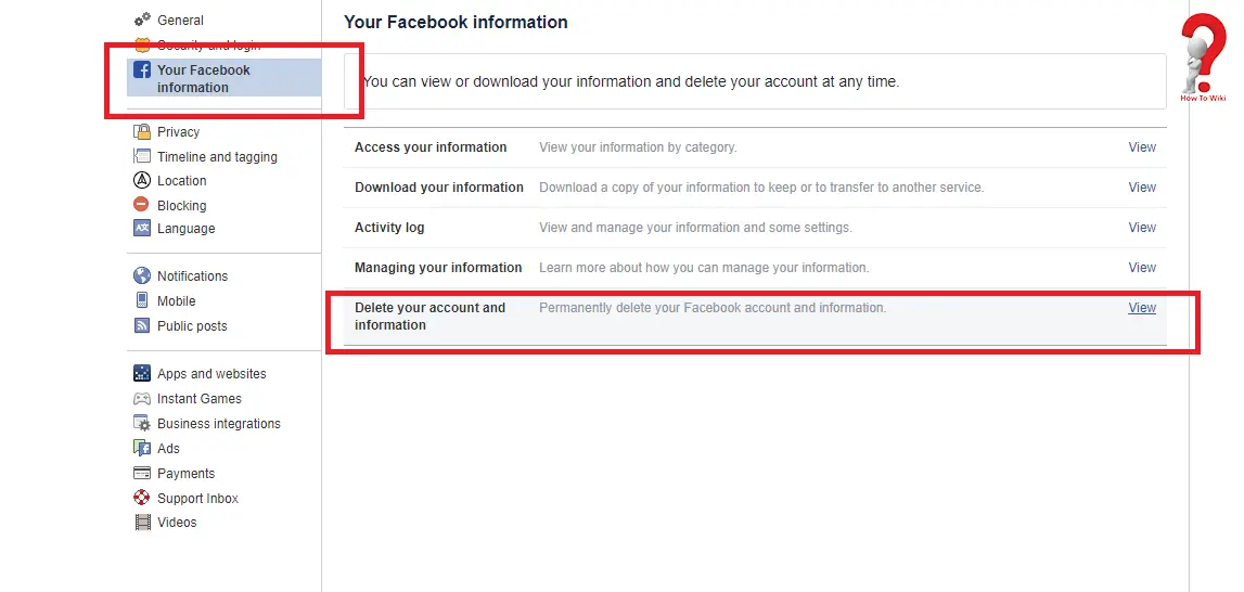 Deactivate Facebook Account Permanently Or Temporarily