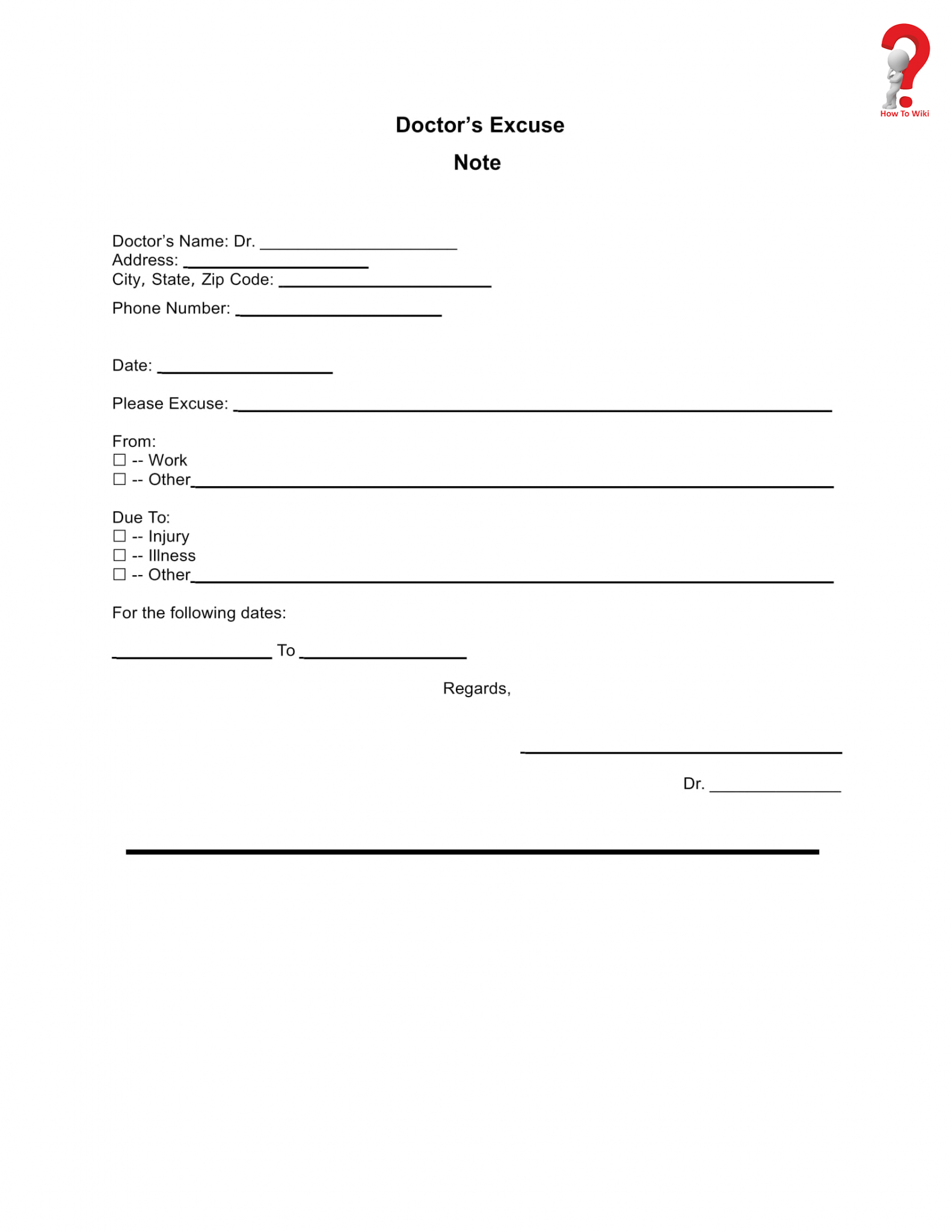 How To Make A Fake Doctor s Note HowToWiki