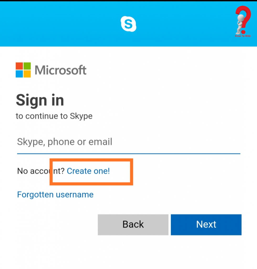 create skype account for business