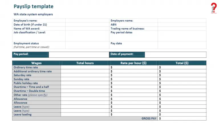 How To Create a Free Payslip Template in Excel, PDF, Word Format ...