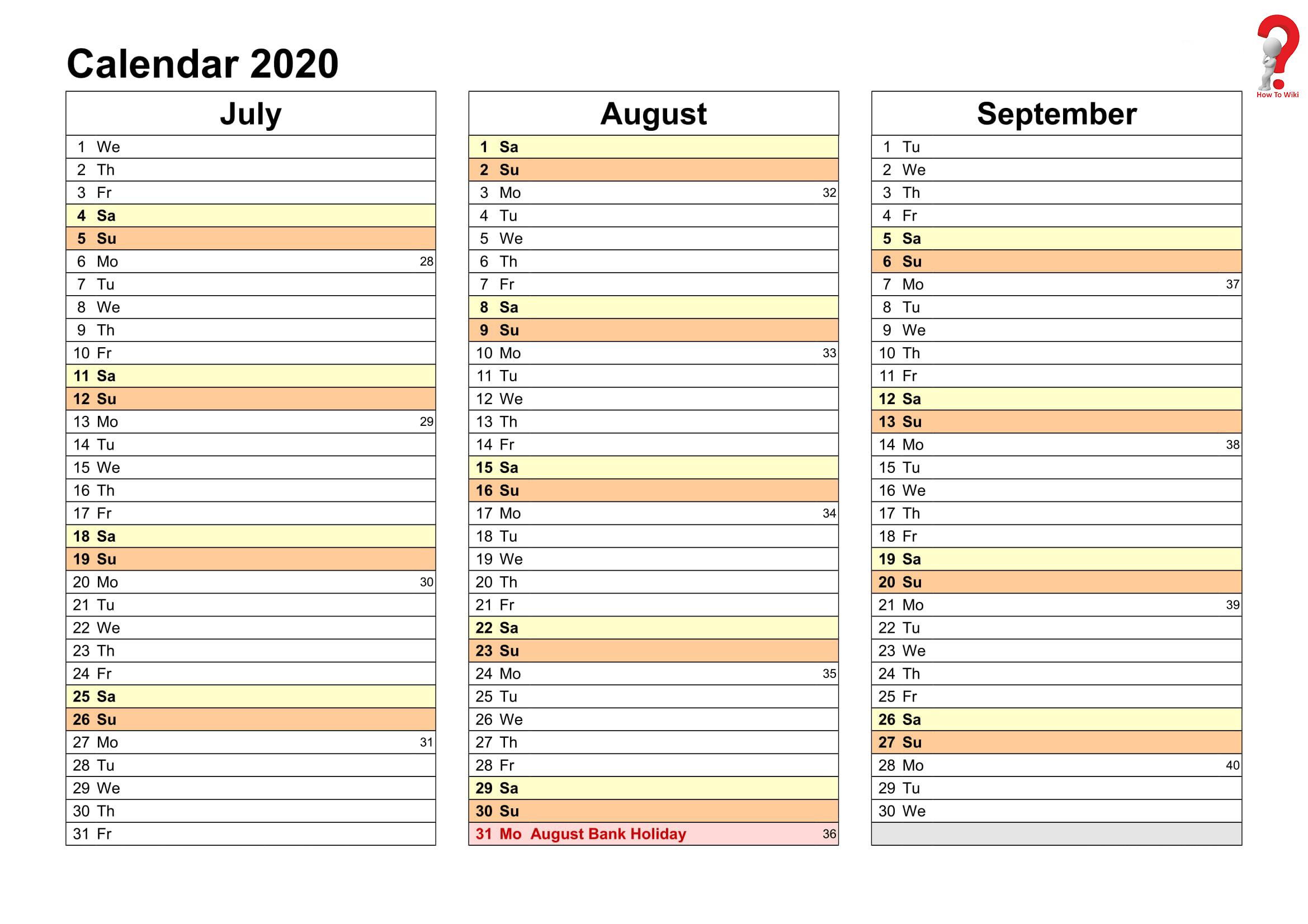 Printable Yearly Planner