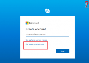 create skype account for android