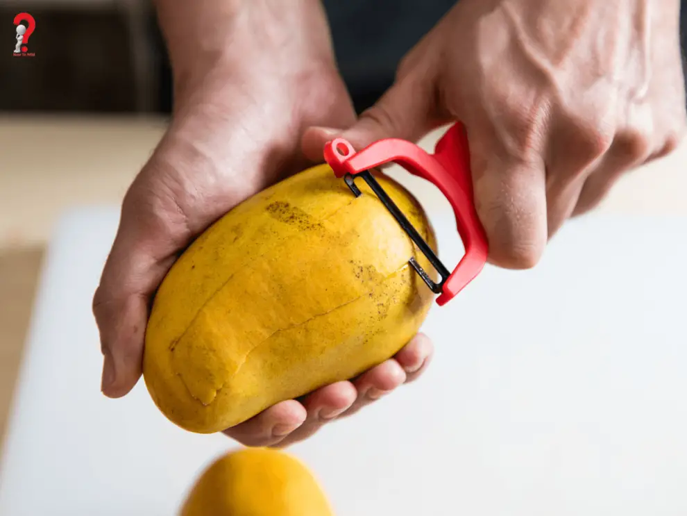 How To Peel A Mango Easy How To Wiki