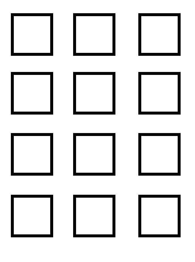 7+ Free Blank Printable Square Template 1