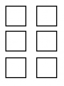 7+ Free Blank Printable Square Template | HowToWiki