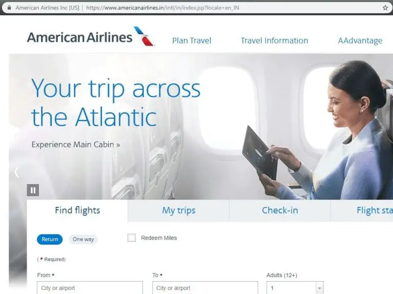 travel information american airlines customer service