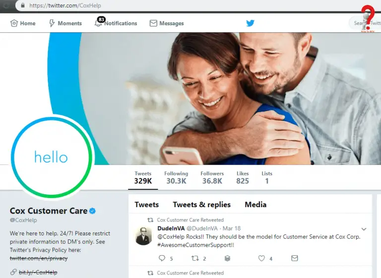 Cox Customer Support Line