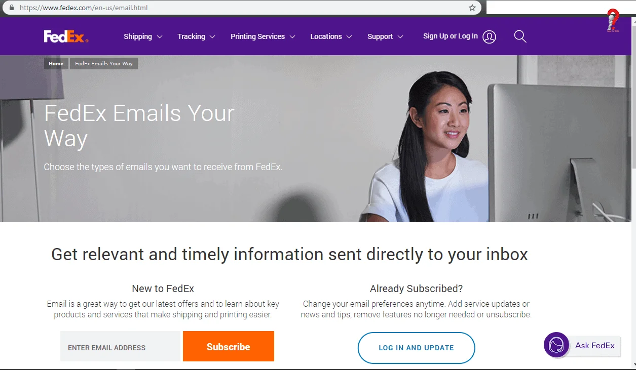 How To Contact FedEx Customer Service 5 FedEx-Esupport
