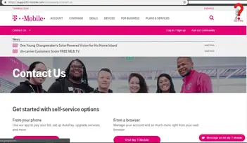 T mobile customer support chat