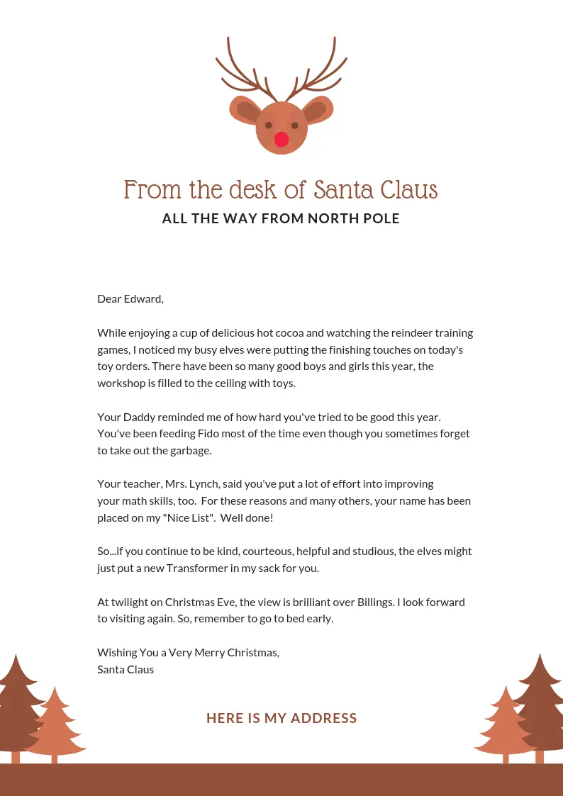 Letter From Santa