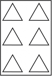 5+ Free Printable Blank Triangle Template | HowToWiki