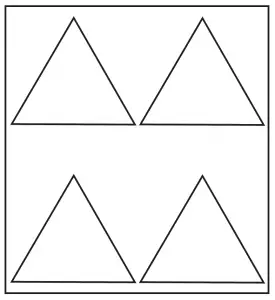 5+ Free Printable Blank Triangle Template | HowToWiki