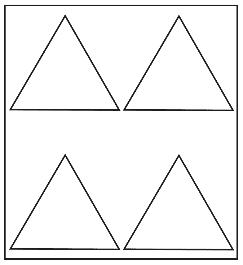 5+ Free Printable Blank Triangle Template How To Wiki