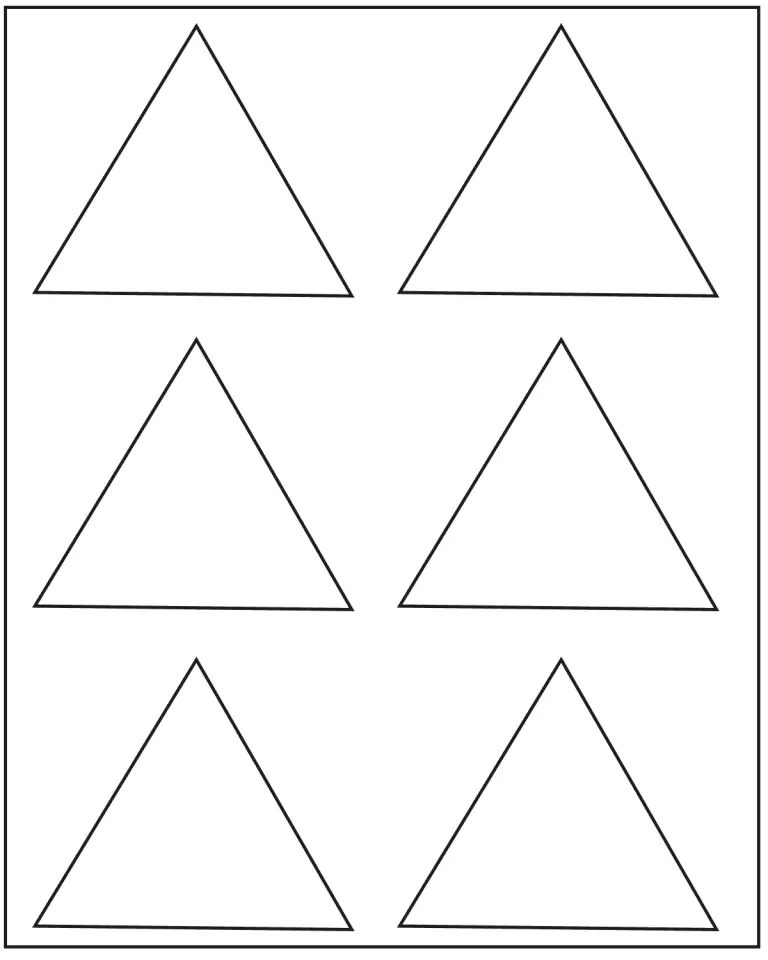 5+ Free Printable Blank Triangle Template How To Wiki