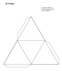 5+ Free Printable Blank Triangle Template | HowToWiki