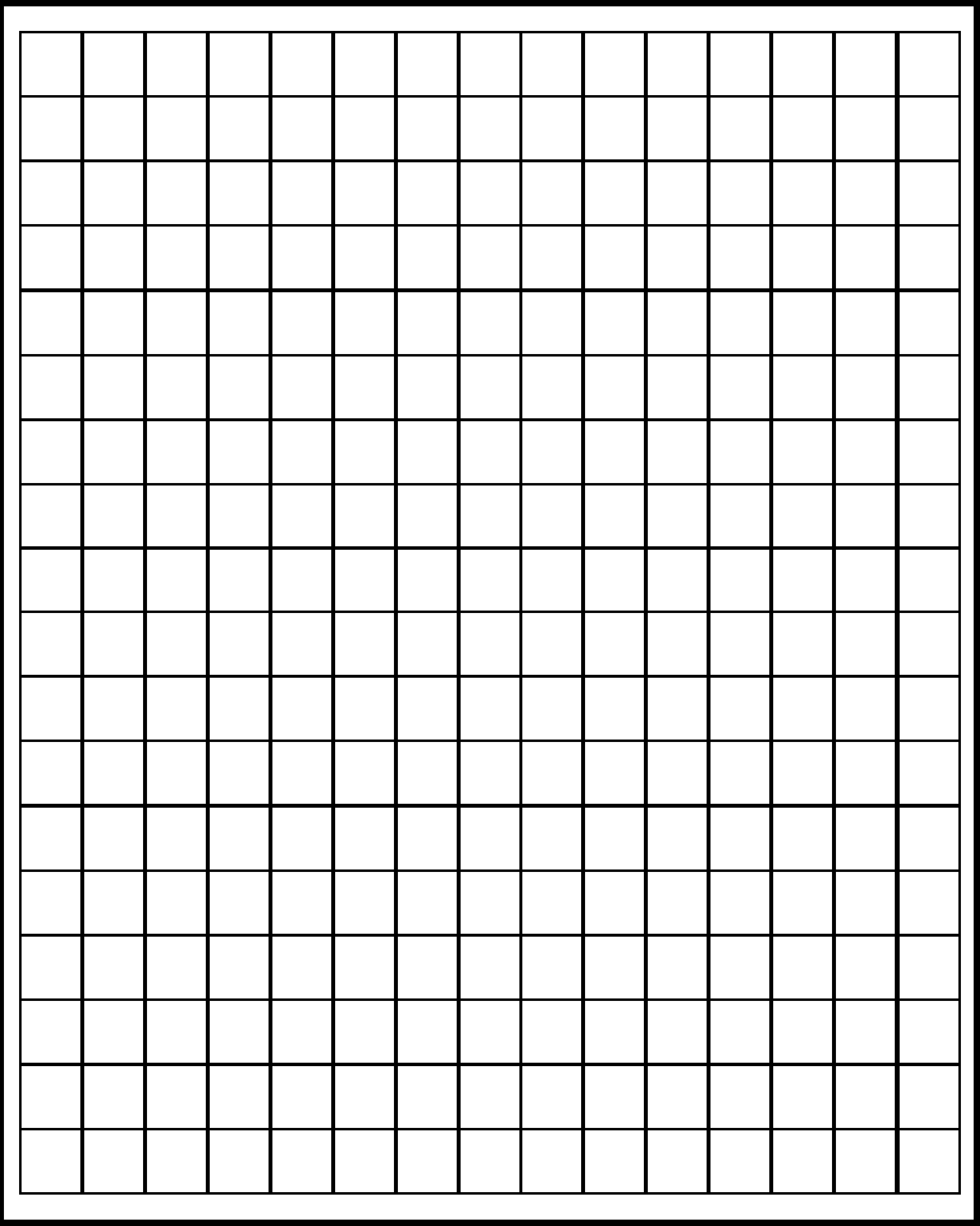 Printable Large Grid Paper