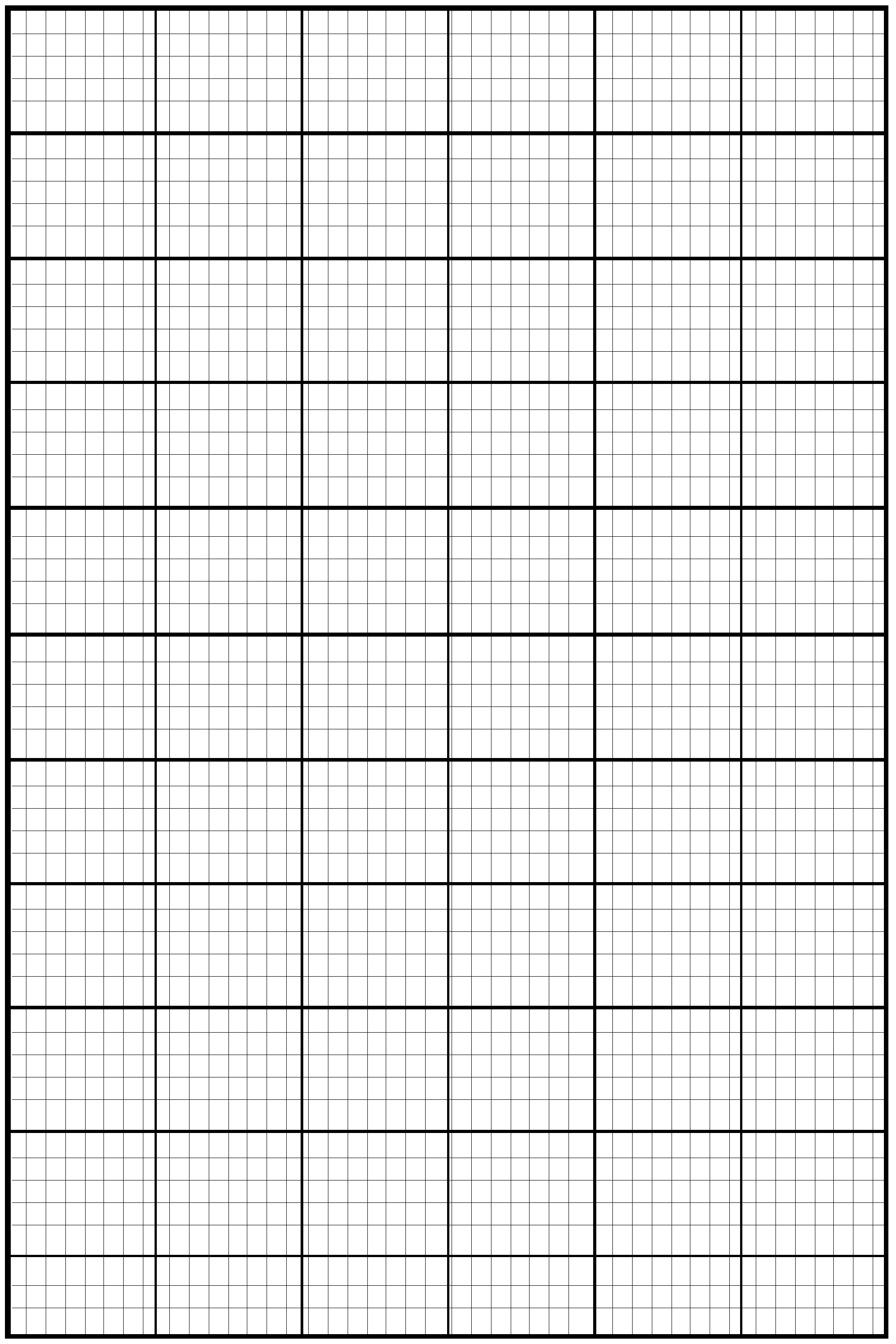 Printable Large Graph Paper