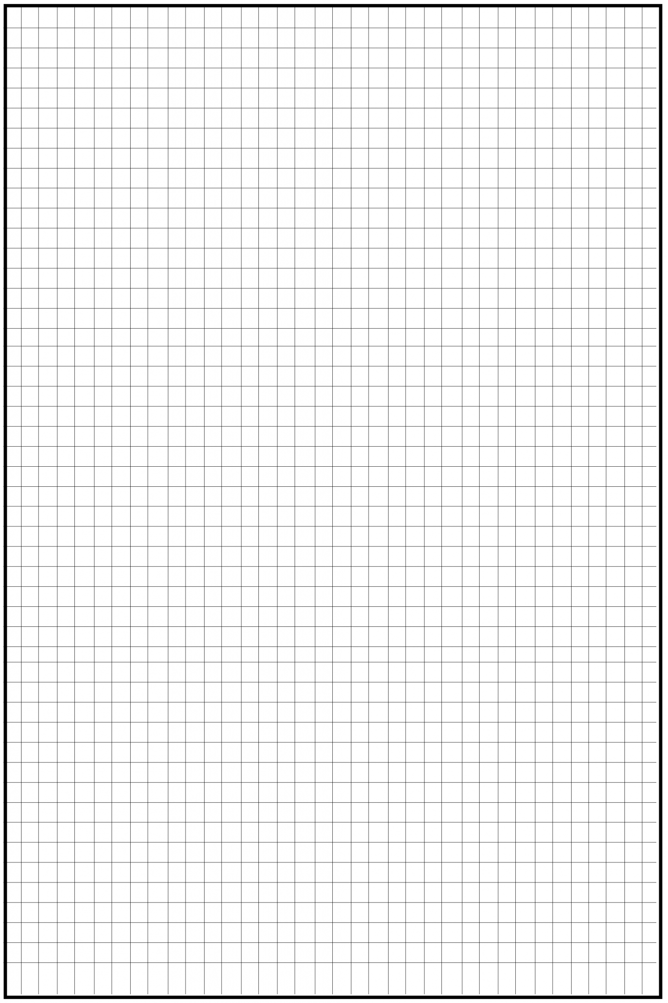 Large Graph Paper Printable