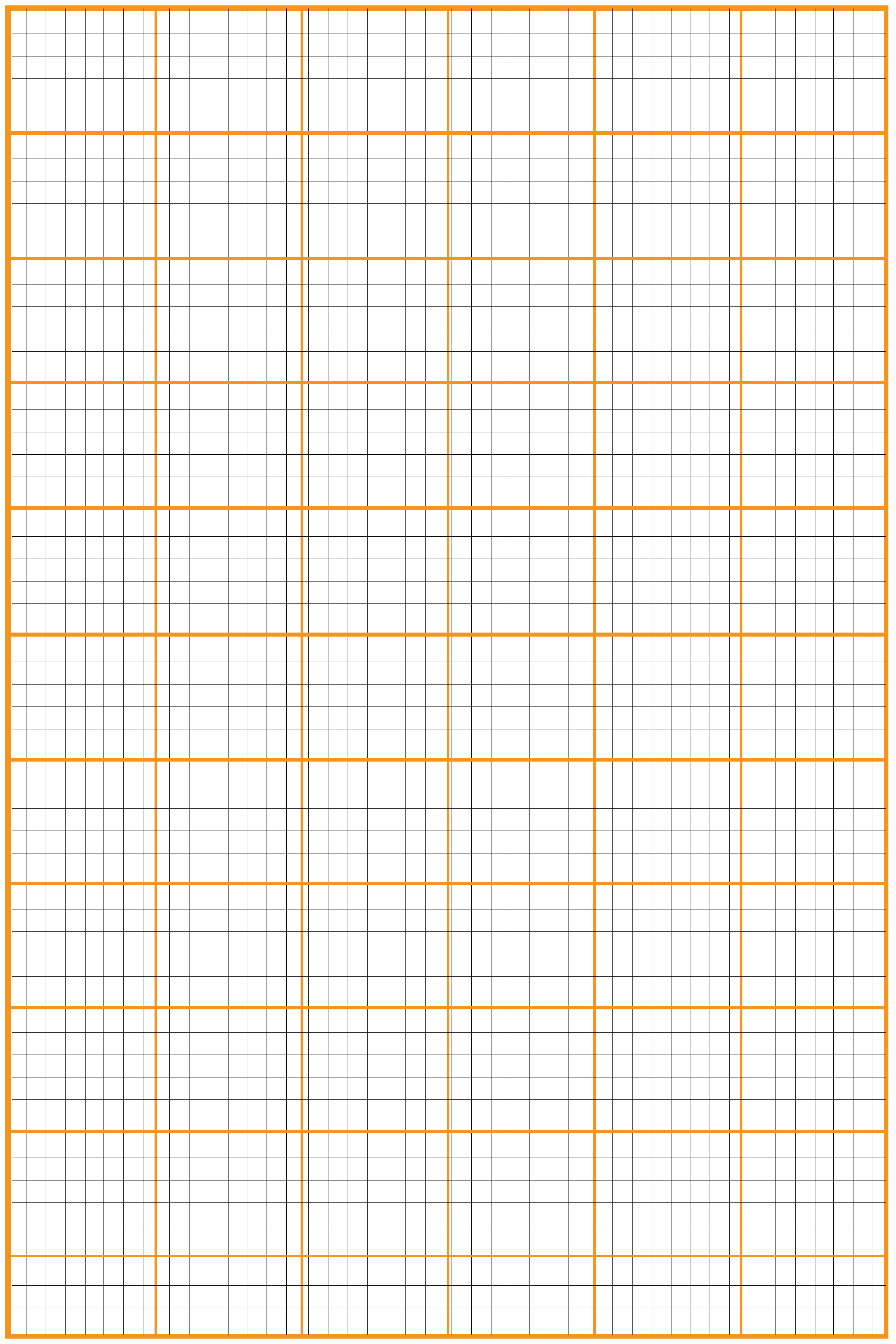 Large Graph Paper Templates