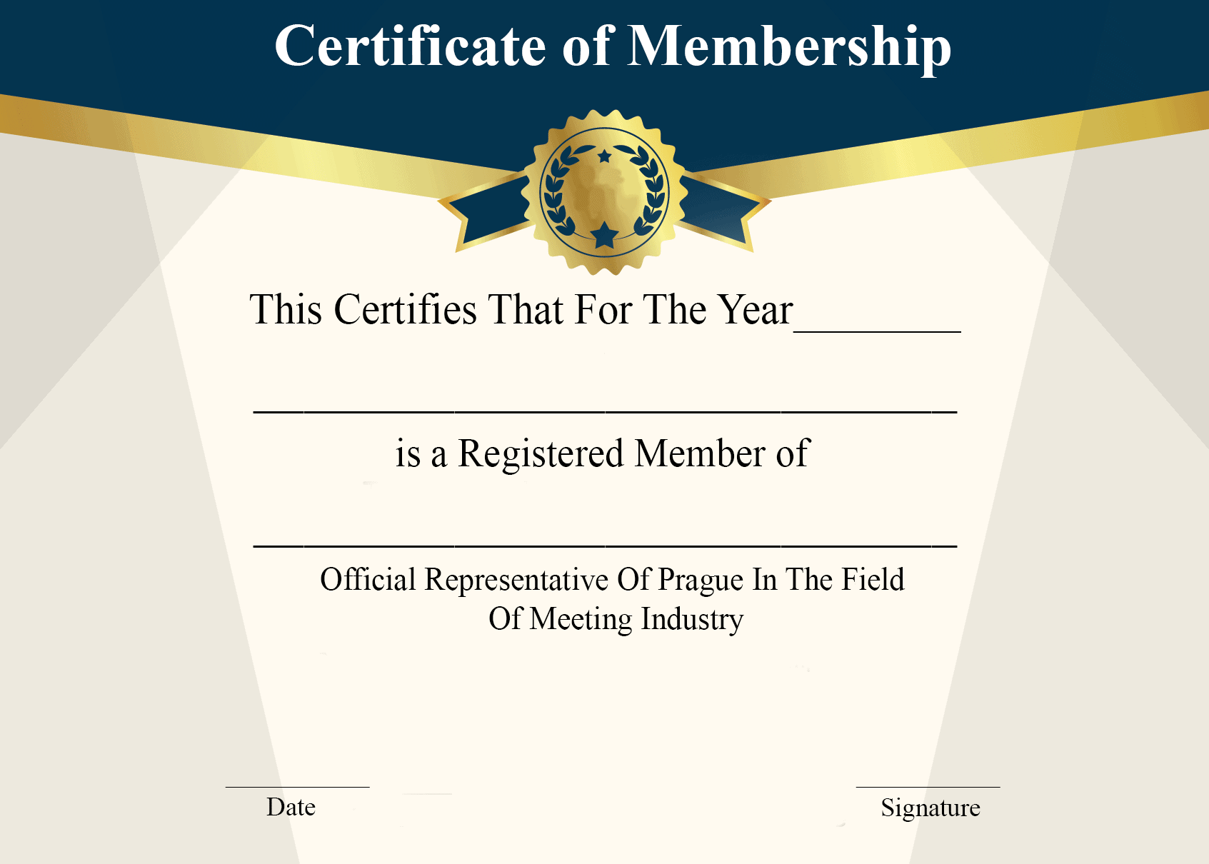 Certificate of Membership Download