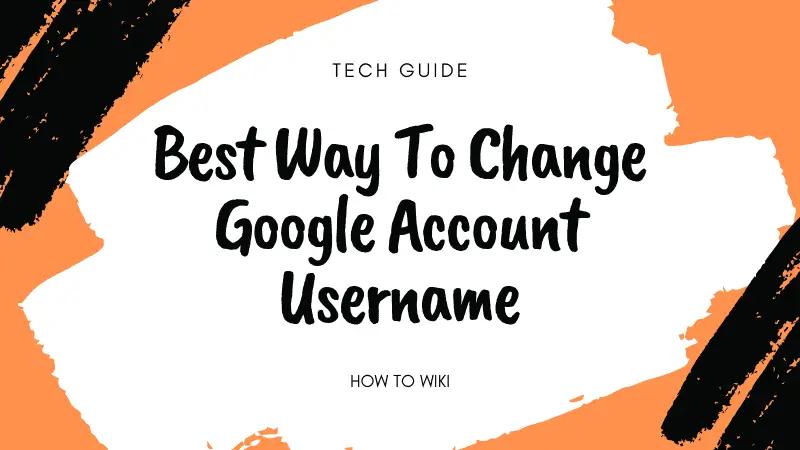 Change Google Account Name